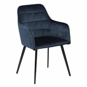 velvet armchair