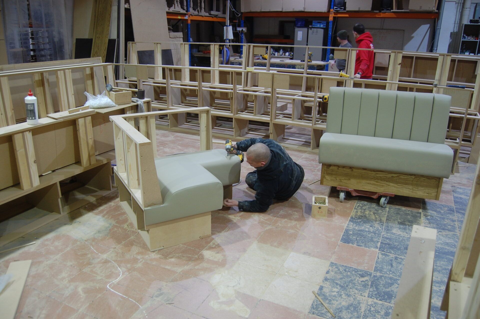 Banquette Seating Production