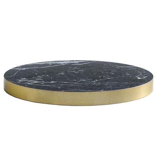 Laminate black marble top, table tops, marble, contract furniture, restaurant furniture, hotel furniture