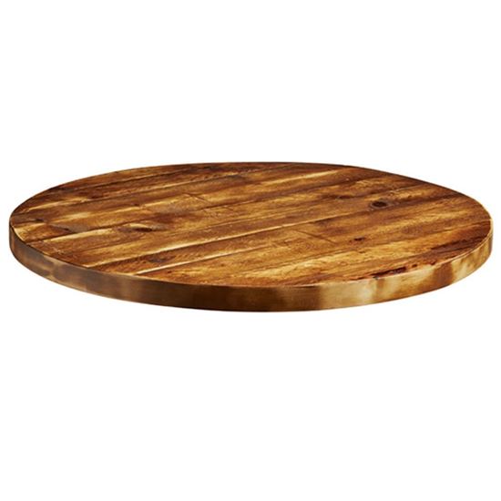 Rustic Pine Round Tops Dynamic, Outdoor Round Table Tops Uk