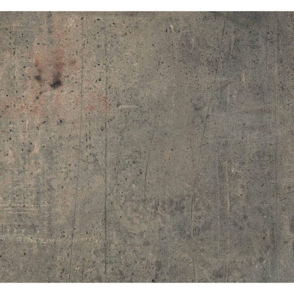 Close-up of a Topalit Classicline concrete top, showing the textured, weathered gray finish.